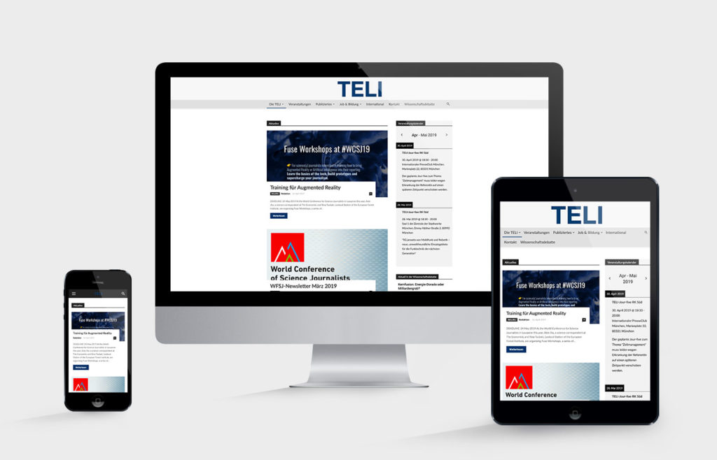 TELI e.V. - Webdesign